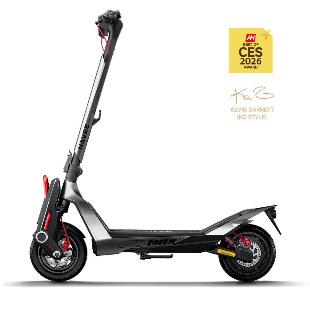 NAVEE UT5 Max Electric Scooter – 62miles Long Range, Smooth Ride for Daily City Commuting