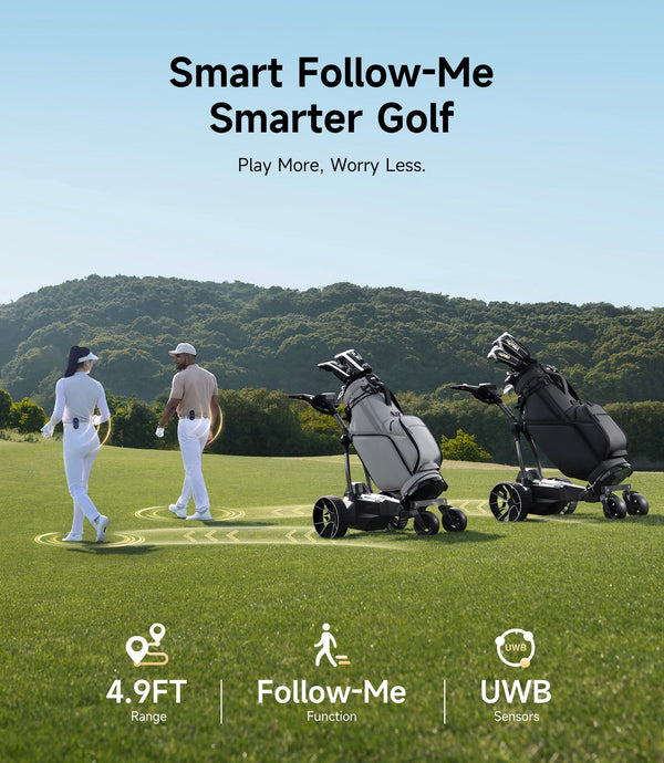 NAVEE Electric Golf Push Cart Birdie 3X/3