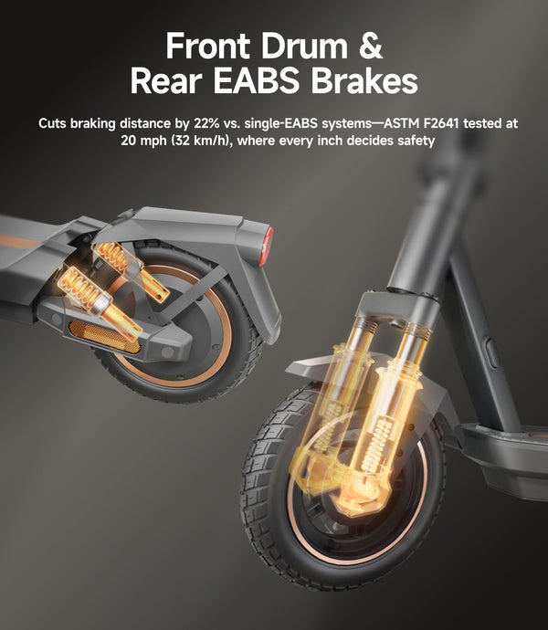 NAVEE GT3 Pro Electric Scooter｜Dual Spring Shock Suspension｜37.3miles Eco-range｜1000W