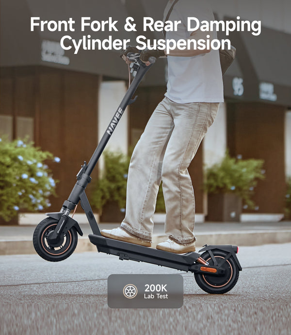 NAVEE GT3 Pro Electric Scooter｜Dual Spring Shock Suspension｜37.3miles Eco-range｜1000W