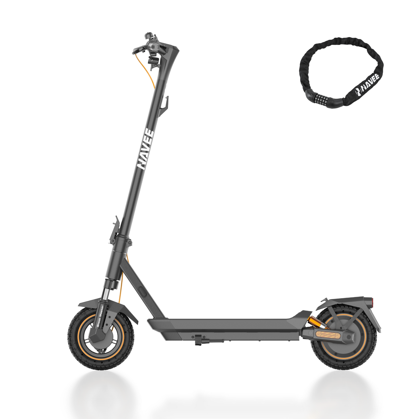 NAVEE GT3 Max Electric Scooter｜Dual Spring Shock Suspension｜46.6miles Eco-range｜1000W