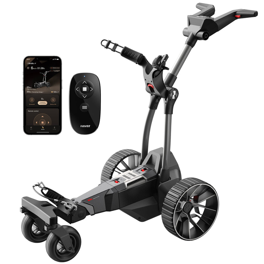 NAVEE Electric Golf Push Cart Birdie 3X/3